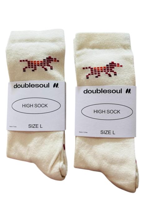 Sosete UNISEX,Talpa Flausata,Culoare Crem,Engros